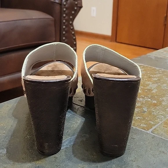 Jeffrey Campbell - Dlight-F Pink Calf Hair Riveted Platform Sandals Womens - 9M - Picture 2 of 13